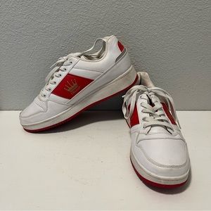 Troop Destroyer Low White Red Casual Sneaker Men Size 8 Gift Fashion